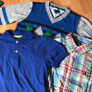 Bundle of 3! Boys Sm8 Hilfiger Polo & Izod Mix